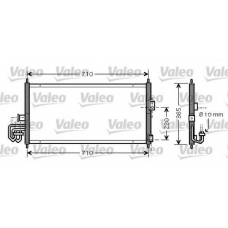 818026 VALEO Конденсатор, кондиционер