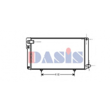 161070N AKS DASIS Радиатор, охлаждение двигателя