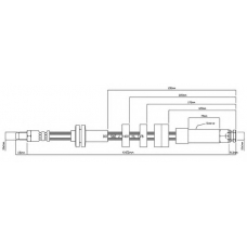 VBH986 MOTAQUIP Тормозной шланг