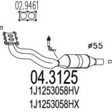 04.3125 MTS Катализатор