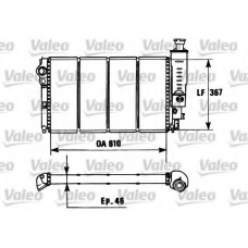 730953 VALEO Радиатор, охлаждение двигателя