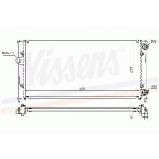 65193A NISSENS Радиатор, охлаждение двигателя
