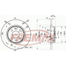 BD-4707 FREMAX Тормозной диск