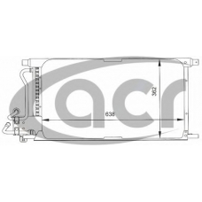 300059 ACR Конденсатор, кондиционер