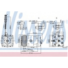 89472 NISSENS Компрессор, кондиционер