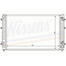 60493 NISSENS Радиатор, охлаждение двигателя