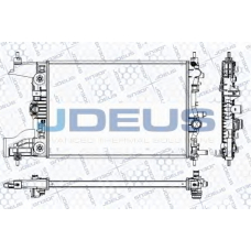 RA0201060 JDEUS Радиатор, охлаждение двигателя