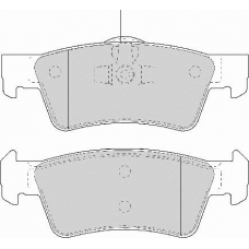 FD6900A NECTO Комплект тормозных колодок, дисковый тормоз