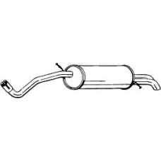 233-147 BOSAL Глушитель выхлопных газов конечный