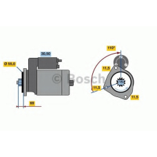 0 986 023 670 BOSCH Стартер