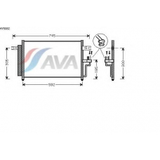 HY5082 AVA Конденсатор, кондиционер