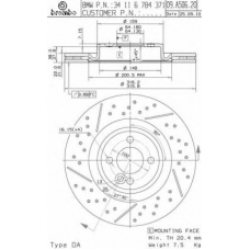 BS 8863 BRECO Тормозной диск