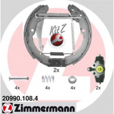 20990.108.4 ZIMMERMANN Комплект тормозных колодок