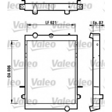 730325 VALEO Радиатор, охлаждение двигателя