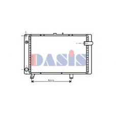 160680N AKS DASIS Радиатор, охлаждение двигателя
