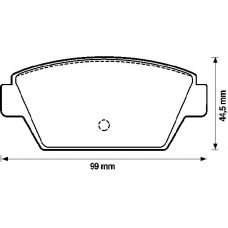 572159B BENDIX Комплект тормозных колодок, дисковый тормоз