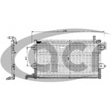 300027 ACR Конденсатор, кондиционер