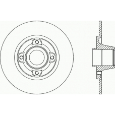 BDR1812.10 OPEN PARTS Тормозной диск