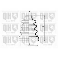 QJB465 QUINTON HAZELL Комплект пылника, приводной вал