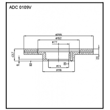 ADC 0109V Allied Nippon Гидравлические цилиндры