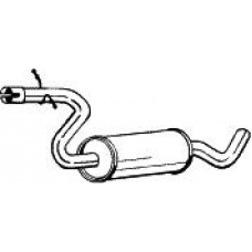 233-805 BOSAL Средний глушитель выхлопных газов