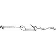 289-023 BOSAL Глушитель выхлопных газов конечный