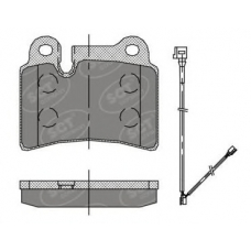 SP 397 PR SCT Комплект тормозных колодок, дисковый тормоз