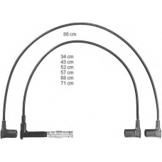 ZEF597 BERU Комплект проводов зажигания