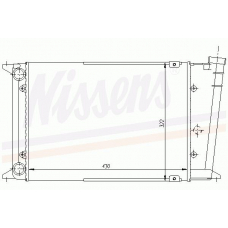 65000 NISSENS Радиатор, охлаждение двигателя