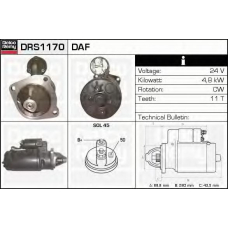 DRS1170 DELCO REMY Стартер