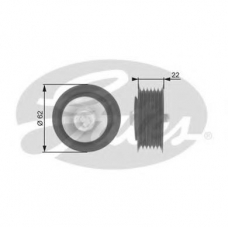 T36079 GATES Паразитный / ведущий ролик, поликлиновой ремень