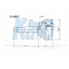 CV-6527 KAVO PARTS Шарнирный комплект, приводной вал