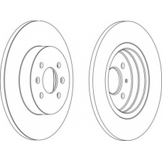 DDF1295-1 FERODO Тормозной диск