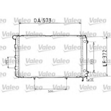 819367 VALEO Радиатор, охлаждение двигателя