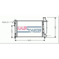 1509201 KUHLER SCHNEIDER Радиатор, охлаждение двигател