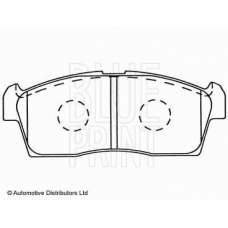 ADK84229 BLUE PRINT Комплект тормозных колодок, дисковый тормоз