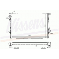 60648A NISSENS Радиатор, охлаждение двигателя