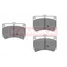JQ1011430 KAMOKA Комплект тормозных колодок, дисковый тормоз