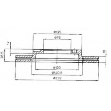 BDC3795 QUINTON HAZELL Тормозной диск