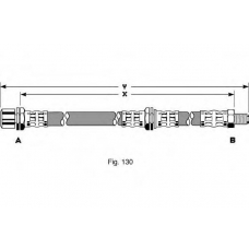 PHB252 TRW Тормозной шланг