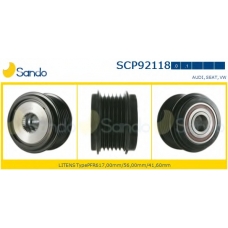 SCP92118.1 SANDO Ременный шкив, генератор