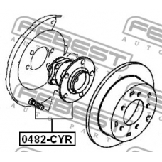 0482-CYR FEBEST Ступица колеса