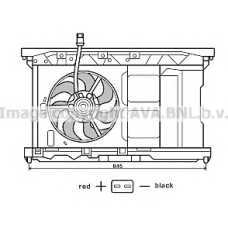PE7549 AVA Вентилятор, охлаждение двигателя