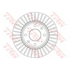 DF6229 TRW Тормозной диск
