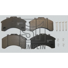 03.120.8700.030 TEMPLIN Комплект тормозных колодок, дисковый тормоз