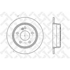 6020-3318-SX STELLOX Тормозной диск