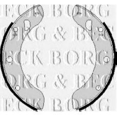 BBS6052 BORG & BECK Комплект тормозных колодок