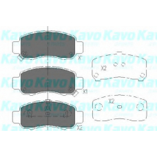 KBP-2033 KAVO PARTS Комплект тормозных колодок, дисковый тормоз