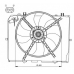 47066 NRF Вентилятор, охлаждение двигателя