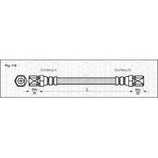 8150 21206 TRISCAN Тормозной шланг